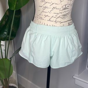 Mint Lululemon Athletic Shorts 2.5” with zipper pocket on the side